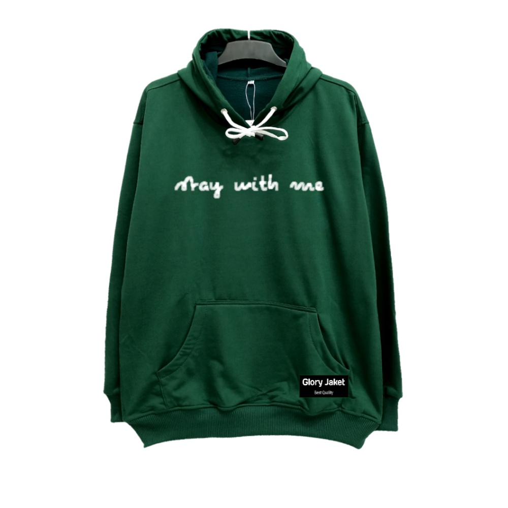 Sweater Hoodie Pria Wanita Sablon Stay With Me