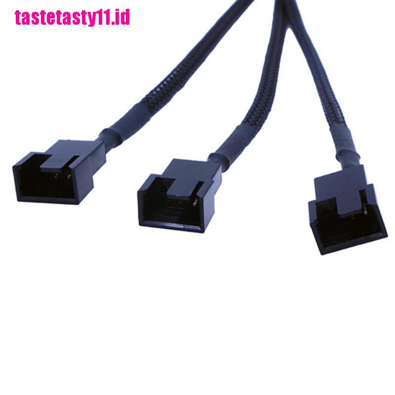 Adapter Splitter Power Fan 3 Pin / 4Pin Bahan Tembaga Untuk Komputer