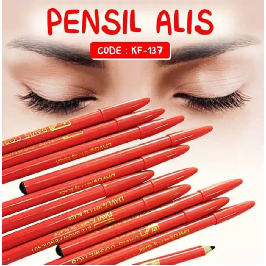 WBS [BPOM] PENSIL ALIS DAVIS Drawing Eyebrow Pencil Pensil Alis Davis Original Kosmetik Mata AK082