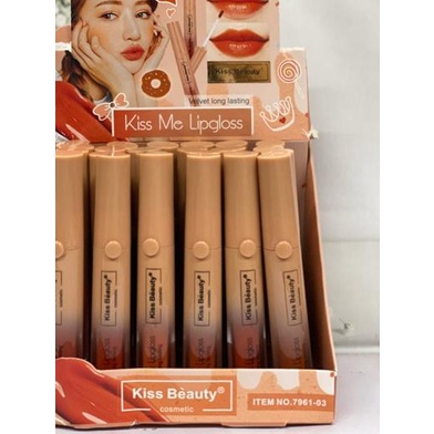 ➾ (6 PCS)LIPGLOSS KISS ME KISS BEAUTY ITEM:7961 / LIPGLOSS KISS ME ✻