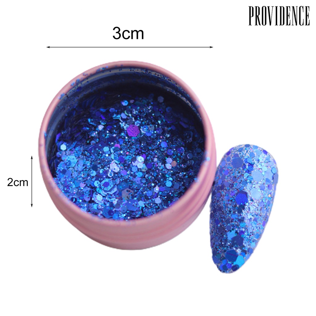 Payet Glitter Bentuk Segi Enam Ultra Tipis Untuk Dekorasi Nail Art Charms