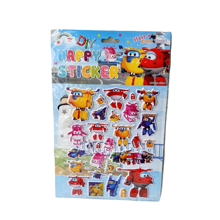 

Tempelan Mainan Sticker STIKER Anak SuperWings YH-088