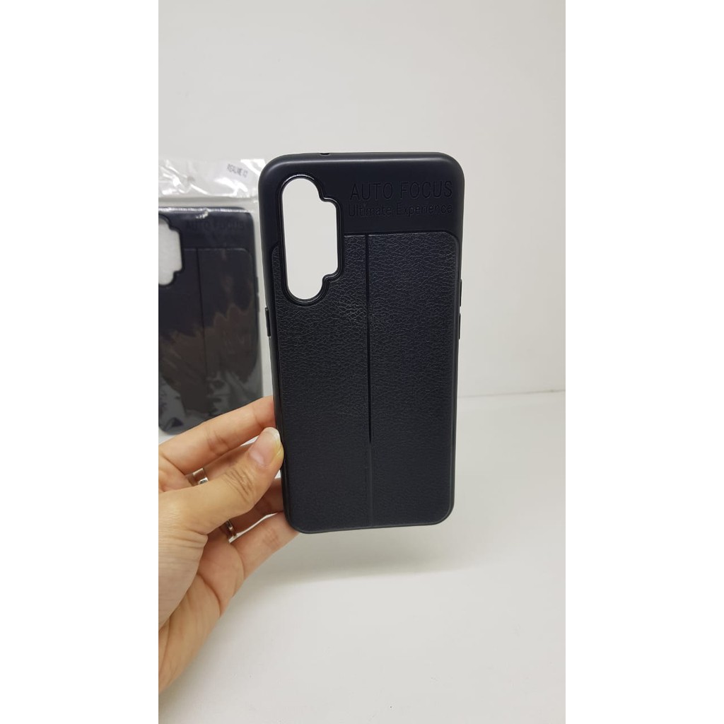 Auto Fokus OPPO Realme X2 6.4 inch Leather Soft Case REALME X2 AUTOFOCUS Motif Kulit Jeruk