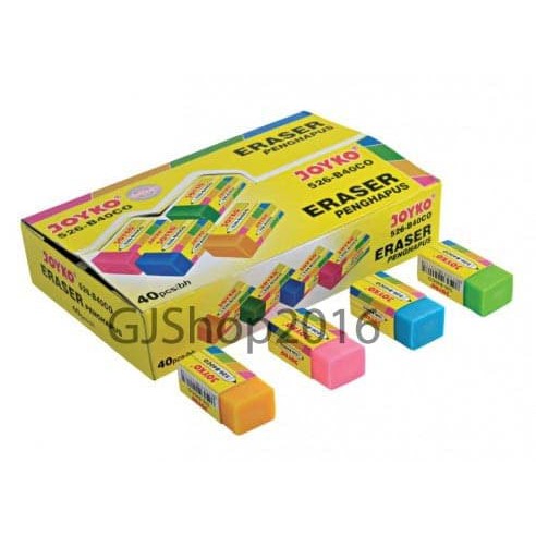

Penghapus Pensil Joyko Kecil B40CO Warna Warni