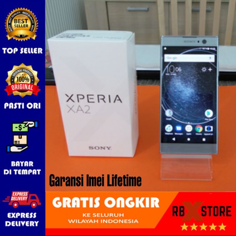 Sony xa2 global original second murah fullset imei permanen