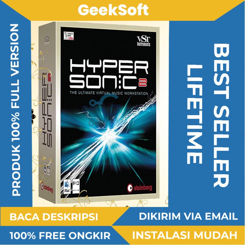 [FULL VERSION] Steinberg Hypersonic 2 Software - GARANSI AKTIVASI