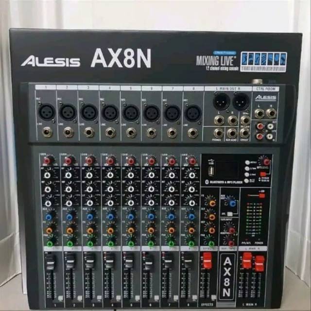 Mixer Alesis AX8N / Mixer Audio Alesis 8 Channel Usb Bluetooth