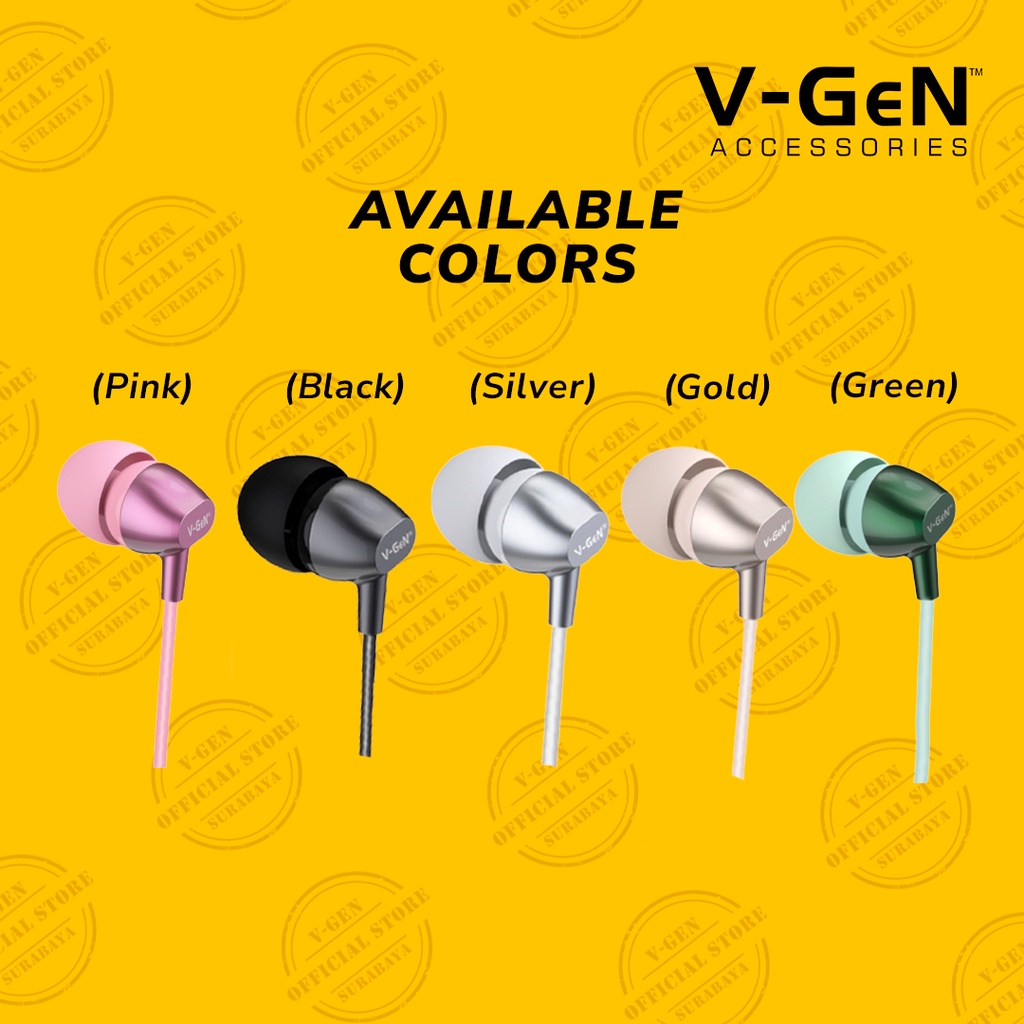 Earphone V-GeN VEP1-26 Wired Earphone Type C Deep Bass Stereo