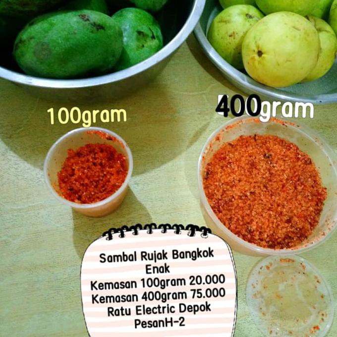 

Sambal Rujak Bangkok Enak 100gram ratele992 Berkualitas