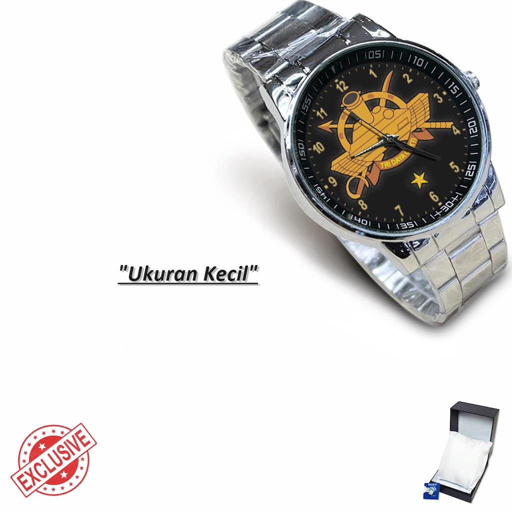 Jam Tangan Rantai Couple KAVALERI TNI AD (Limited Edition)