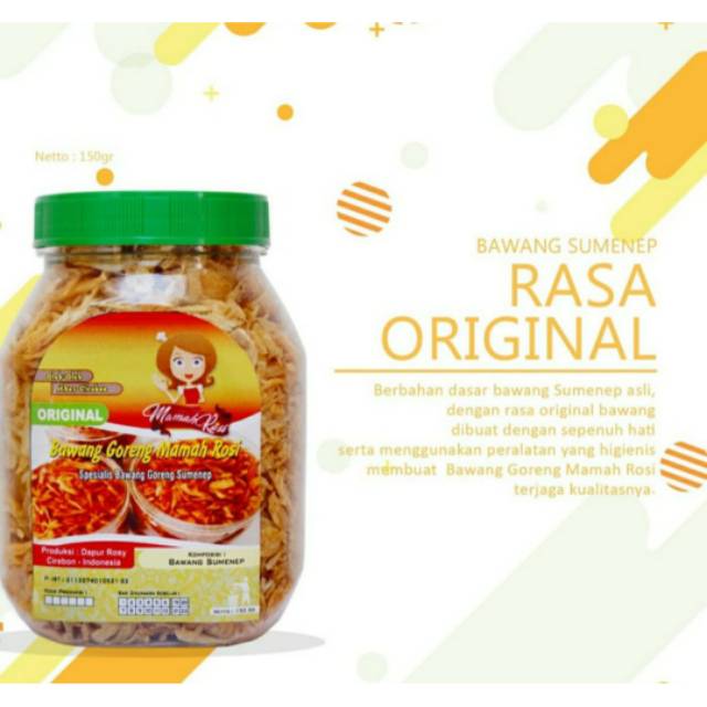

Bawang Goreng Renyah rasa ORI