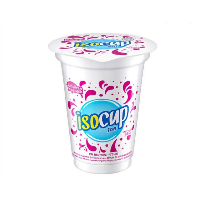 

Isocup Minuman isotonik 175 ml - 24/karton