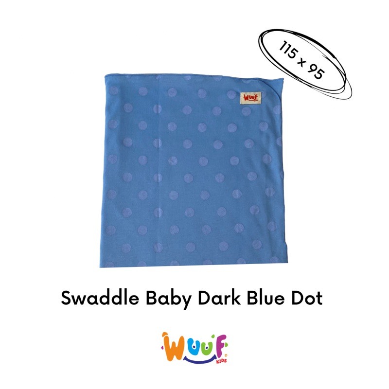 Bedong Bayi Motif Polkadot (WUUF KIDS)