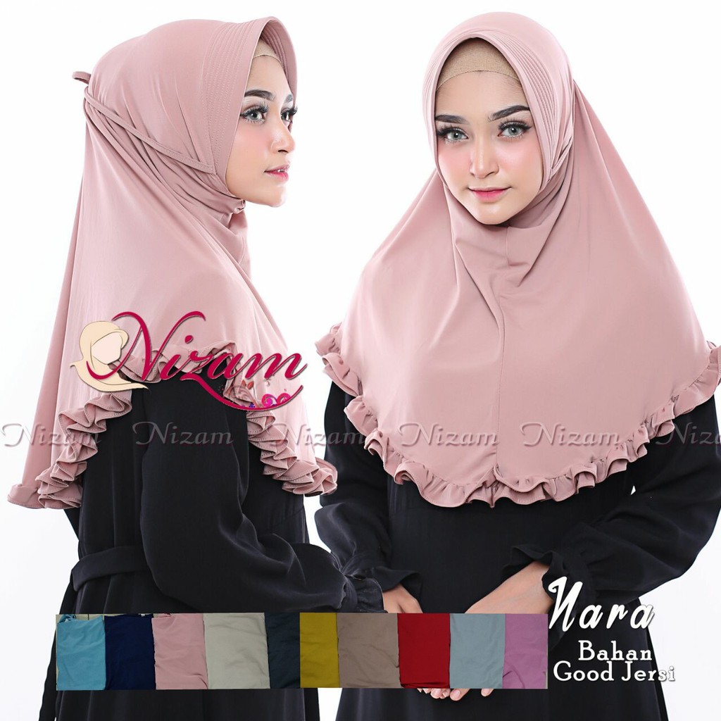 Hijab Jilbab Kerudung Instan Bergo Nara by Nizam