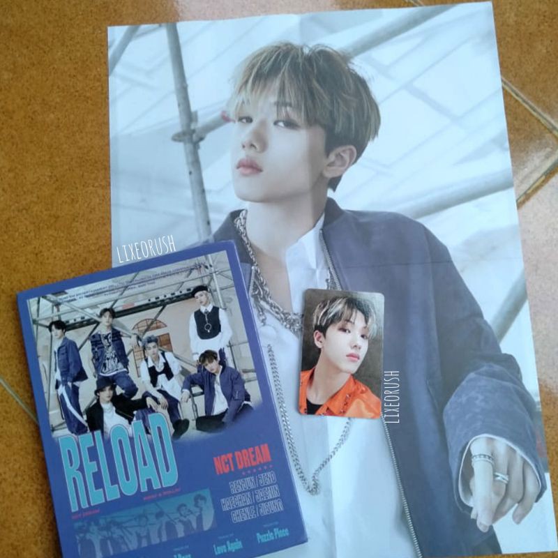 album reload rollin ver folded poster jisung nct dream