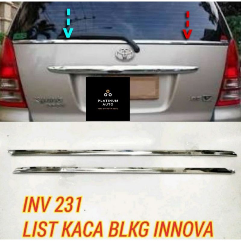 List Kaca Belakang Innova 2004-2015
