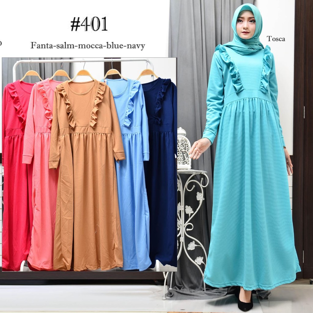 Bess - Gamis Maxi Fashion Murah / Gamis Maxi Fashion Seri #401