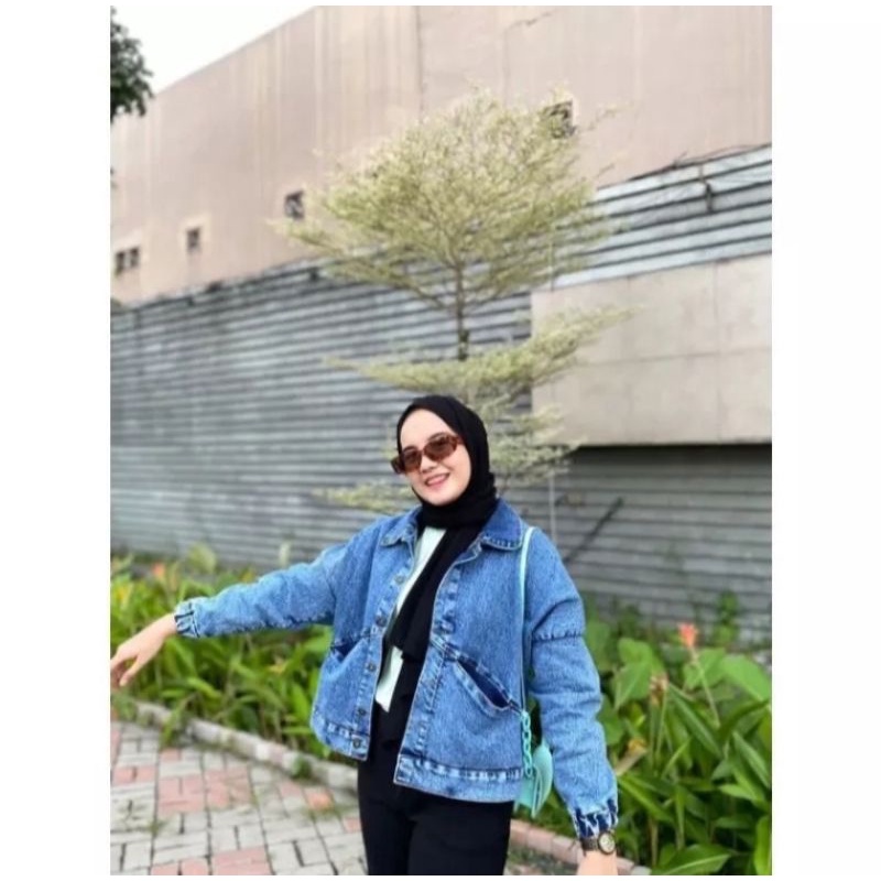 JAKET JEANS SNOW VINTAGE OVERSIZE WANITA OUTER KEKINIAN JAKET LEVIS