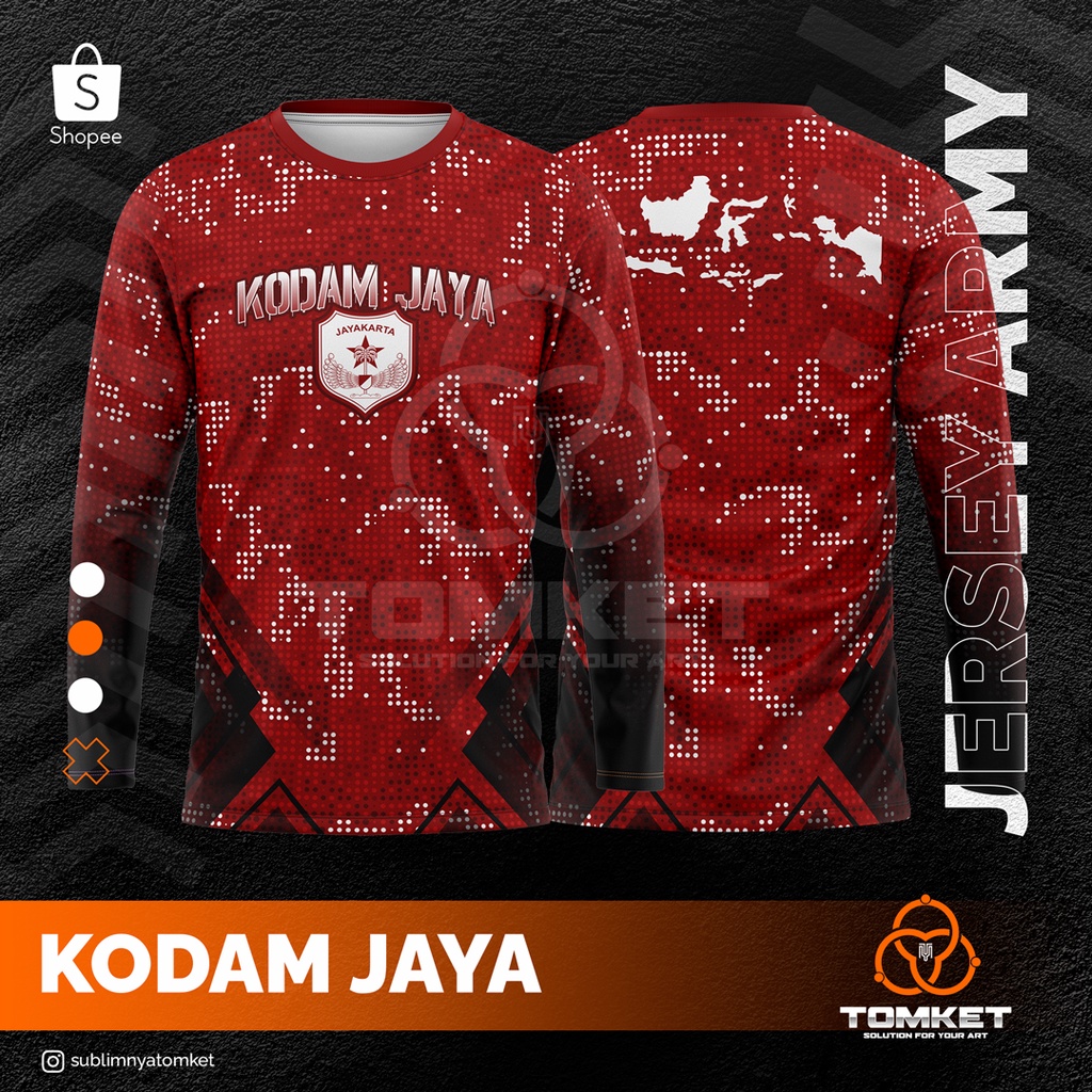 Baju Jersey Full Printing Kodam Jaya-3