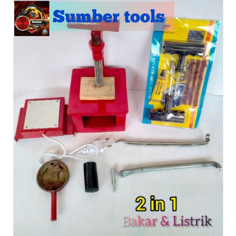 ALAT TAMBAL BAN Listrik Elektrik tempel Ban dalam motor