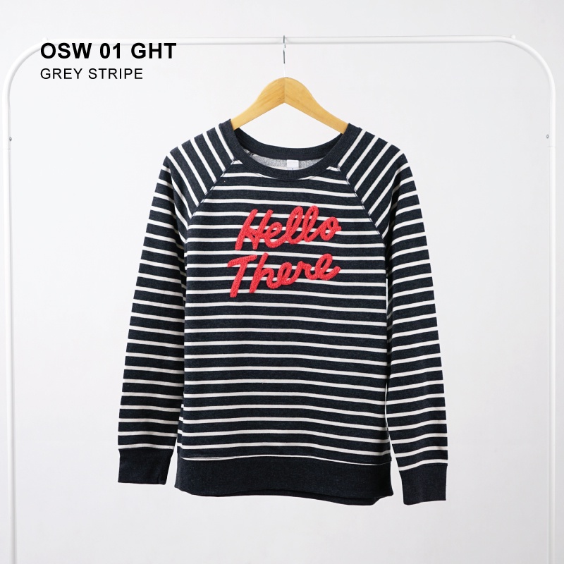 Sweatshirt Wanita- Fleece Relaxed Sweatshirt [OSW 01 GAB 2]-7