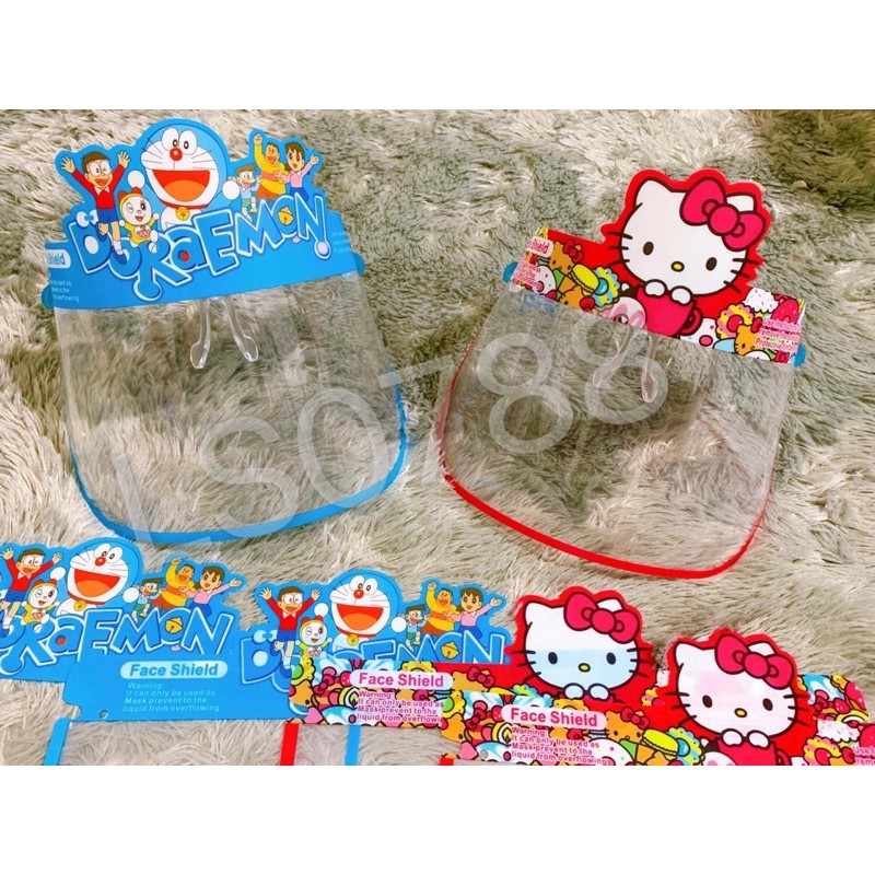 FaceShield Kacamata Anak Karakter Import Hellokitty & Doraemon