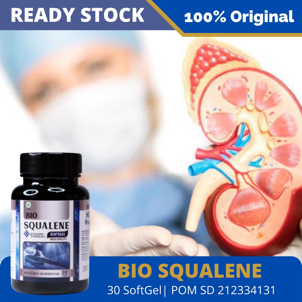 Obat Penyakit Ginjal Herbal, Obat Ginjal Alami, Obat Ginjal Kronis, Gagal Ginjal, Sakit Ginjal, Gagal Ginjal, Infeksi Ginjal, Ginjal Bocor, Batu Ginjal, Ginjal Bengkak Tanpa Cuci Darah – Bio Squalene 100% Original BPOM