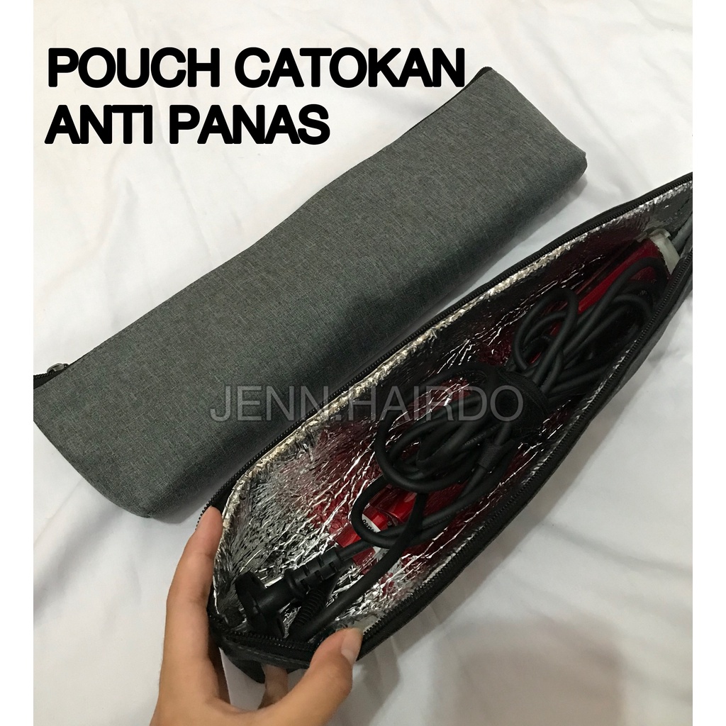 tas catokan/pouch catokan/catokan rambut/tempat catokan anti panas