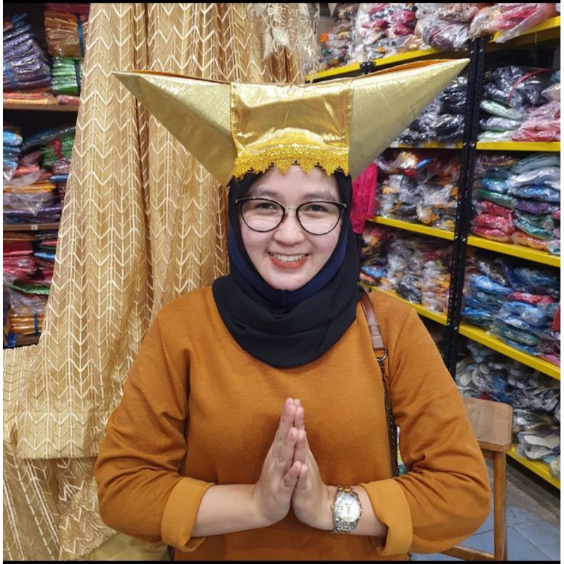 topi tanduk minang kabau // topi adat padang