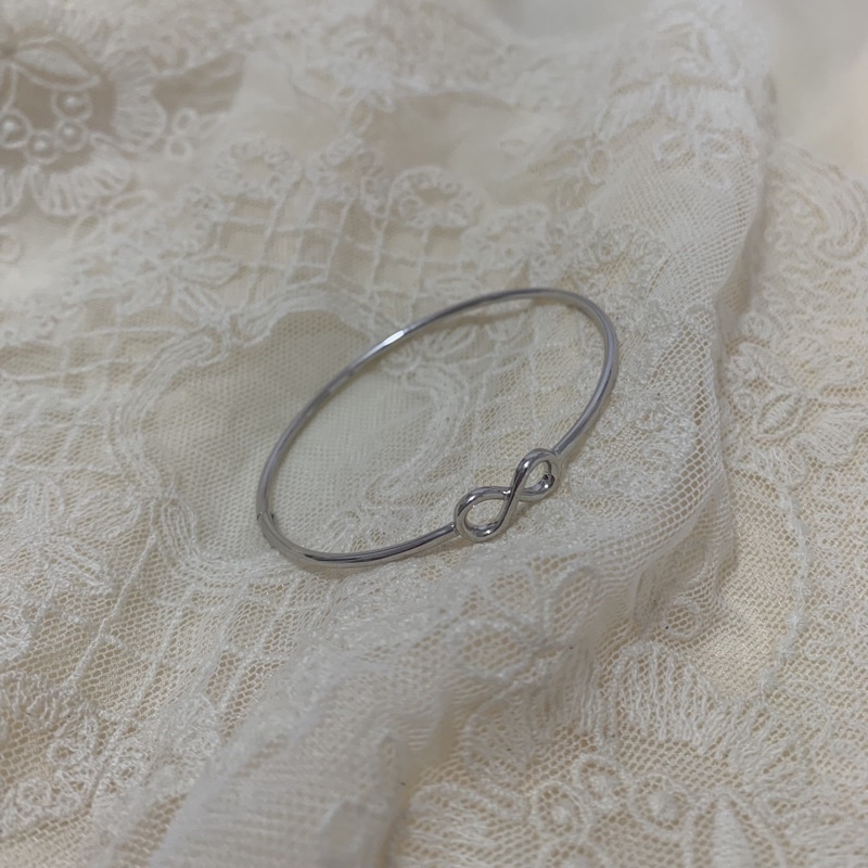 GELANG EMAS PUTIH INFINITE HALA GOLD BANGLE