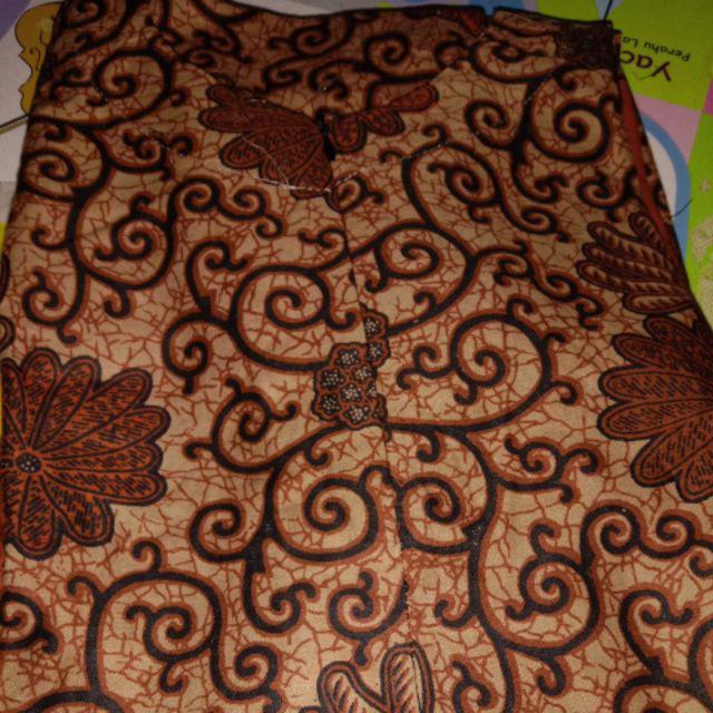 Ms Gamis Batik Sriwedari Maxi Bumil/busui Katun Sogan Allsize Ld 106