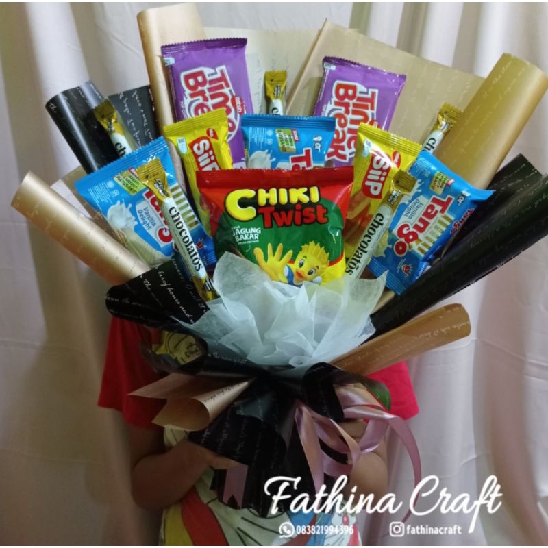 

buket snack, wisuda, lamaran, sidang skripsi, universary, ulang tahun