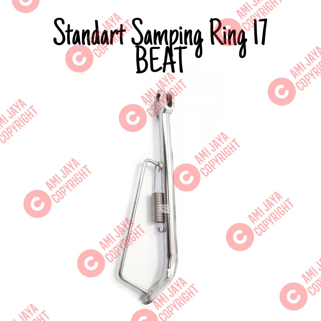 Standar Samping Variasi Beat / Jagang Variasi ring 17 Beat crom