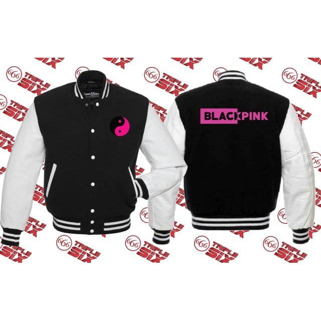 Jaket varsity Kpop Blackpink YinYang