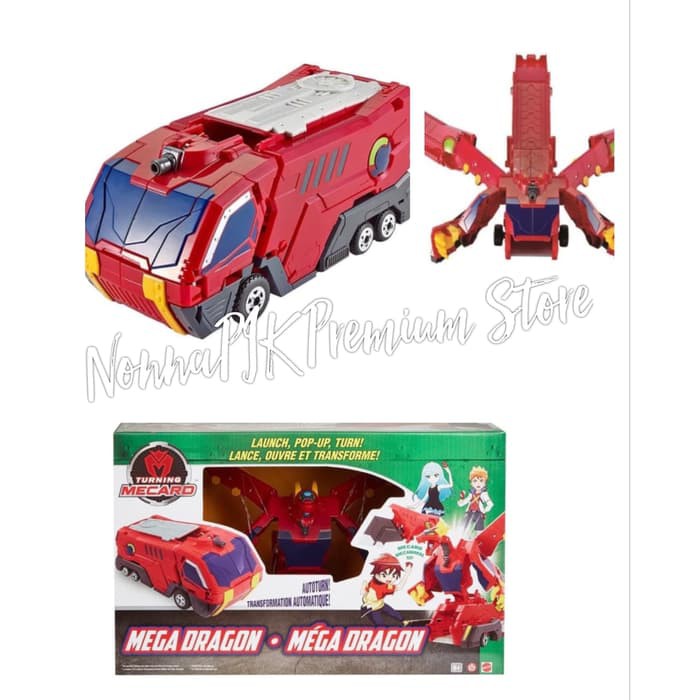 turning mecard mega dragon