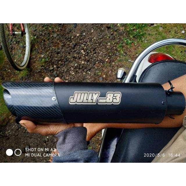 Knalpot Custom Purbalingga Black Doff 3 Suara Vixion R15 GSXR150 CB CBR150