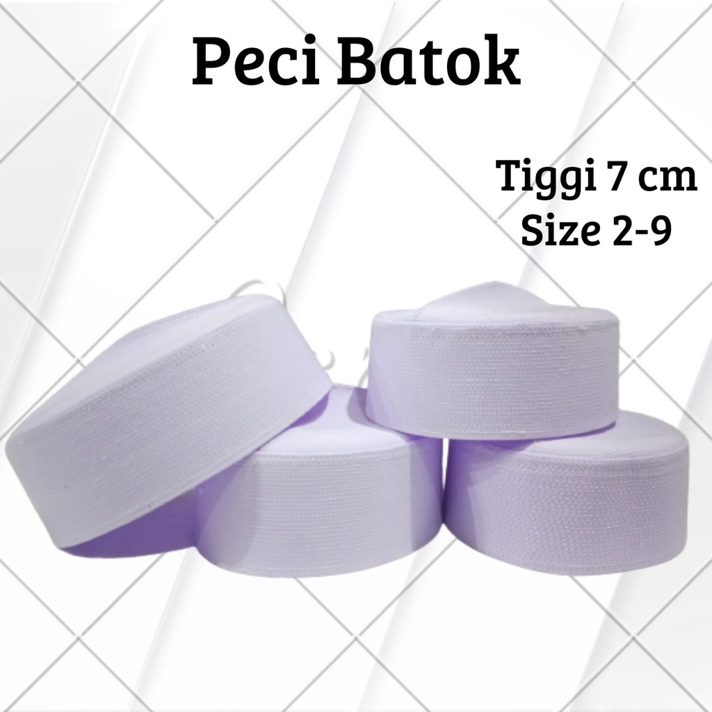 HOT DEALS TERMURAH  PECI BATOK PENDEK PECI BATOK PUTIH TINGGI 7 CM PECI BATOK PECI BATOK PUTIH