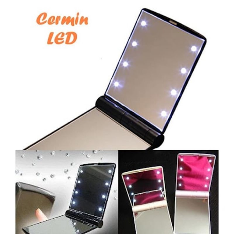 CERMIN LAMPU LED kaca MAKE UP LED Super Terang
