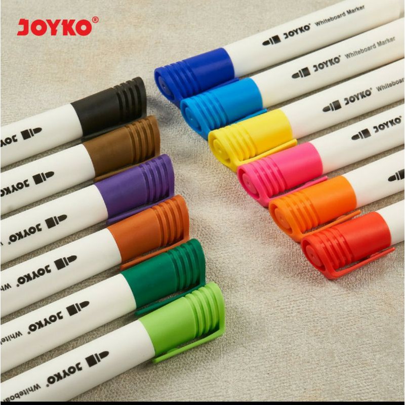 

Spidol / Marker Whiteboard 12 Warna Joyko WMC-51