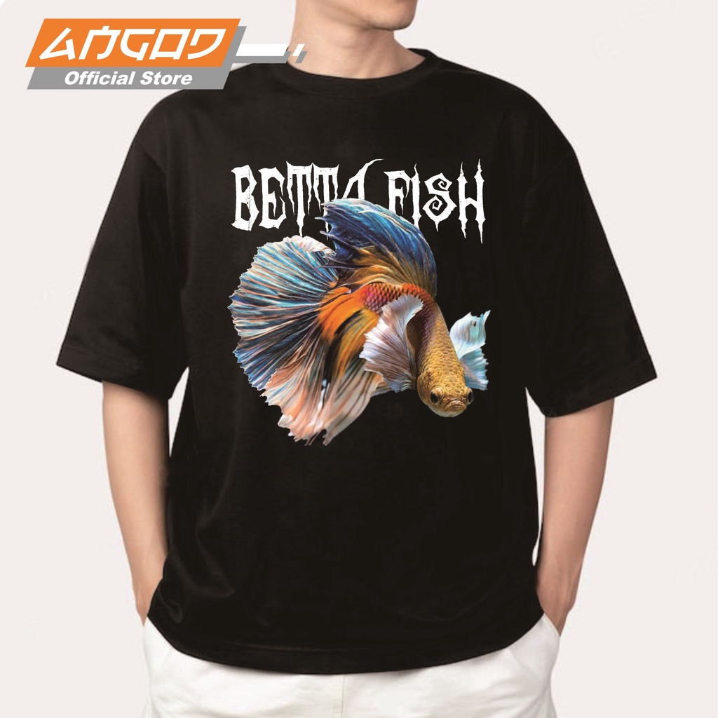 KAOS DISTRO BETTA FISH IKAN HIAS CUPANG T-SHIRT ANGOD