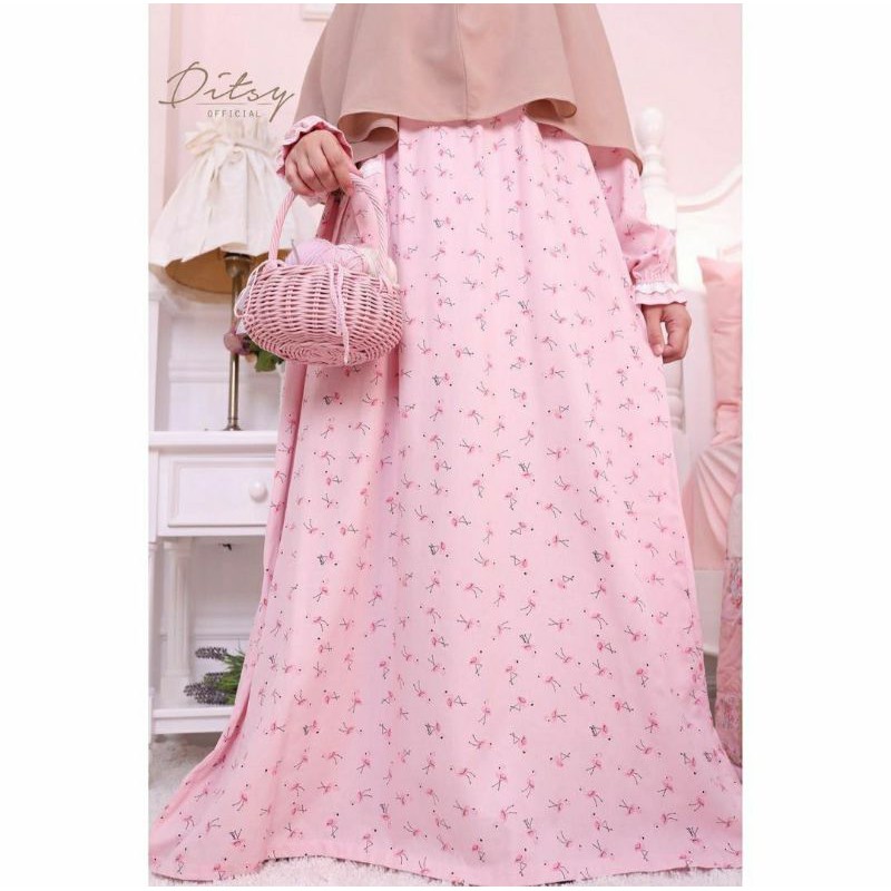 Ditsy Flamingo Pink Nightgown L