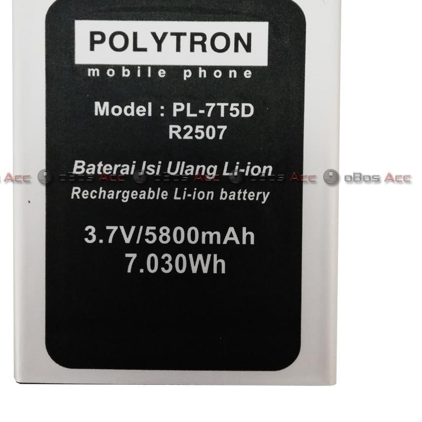 Sale⋇❈ Baterai Polytron Rocket T3 R2507 PL-7T5D PL7T5D Double Power Batre Batrai HP m⋇❈