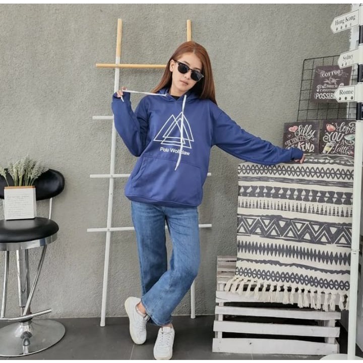 Sweater Wanita Grosir Berkualitas - Polu Triangle hodie