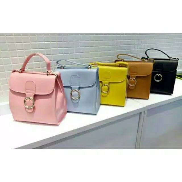 Miniso Solid Color Fashionable / Tas Slempang Miniso / Miniso Tas Slempang / Crossbody Bag Miniso / 