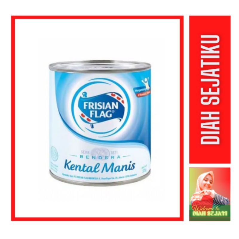 

FRISIAN FLAG Kental Manis Kaleng 370g