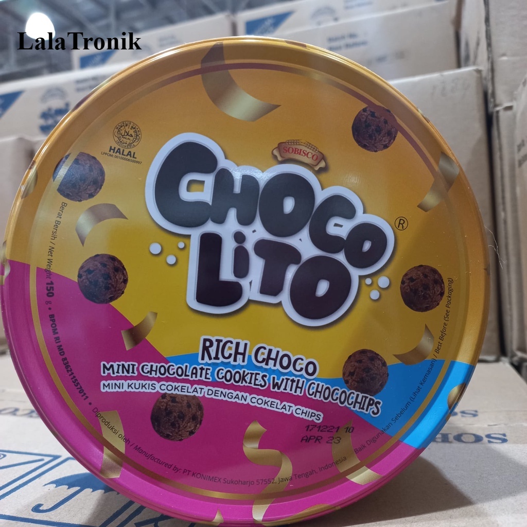 

Choco Lito Rich Choco 150gr/Biskuit Coklat Mini Kaleng/Choco Lito/Hampers