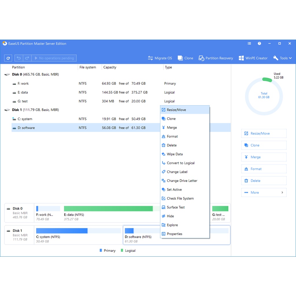 EaseUS Partition Master 2023 Full Version Lifetime | Data Recovery Software untuk Partisi Hard Disk Laptop / Komputer dengan Cepat Data Recovery Hardisk