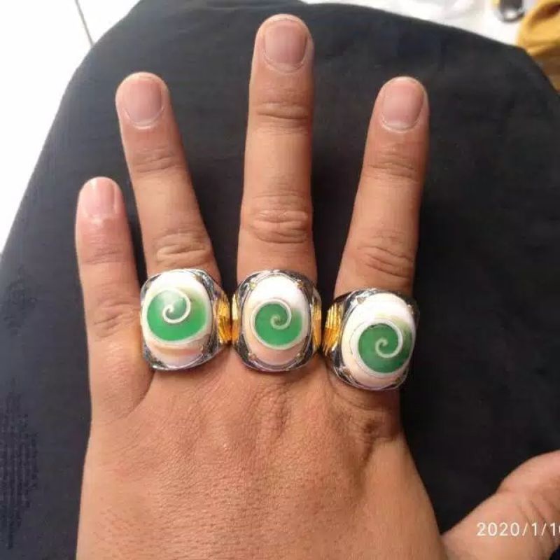 Cincin Batu Akik Kol Buntet Fosfor