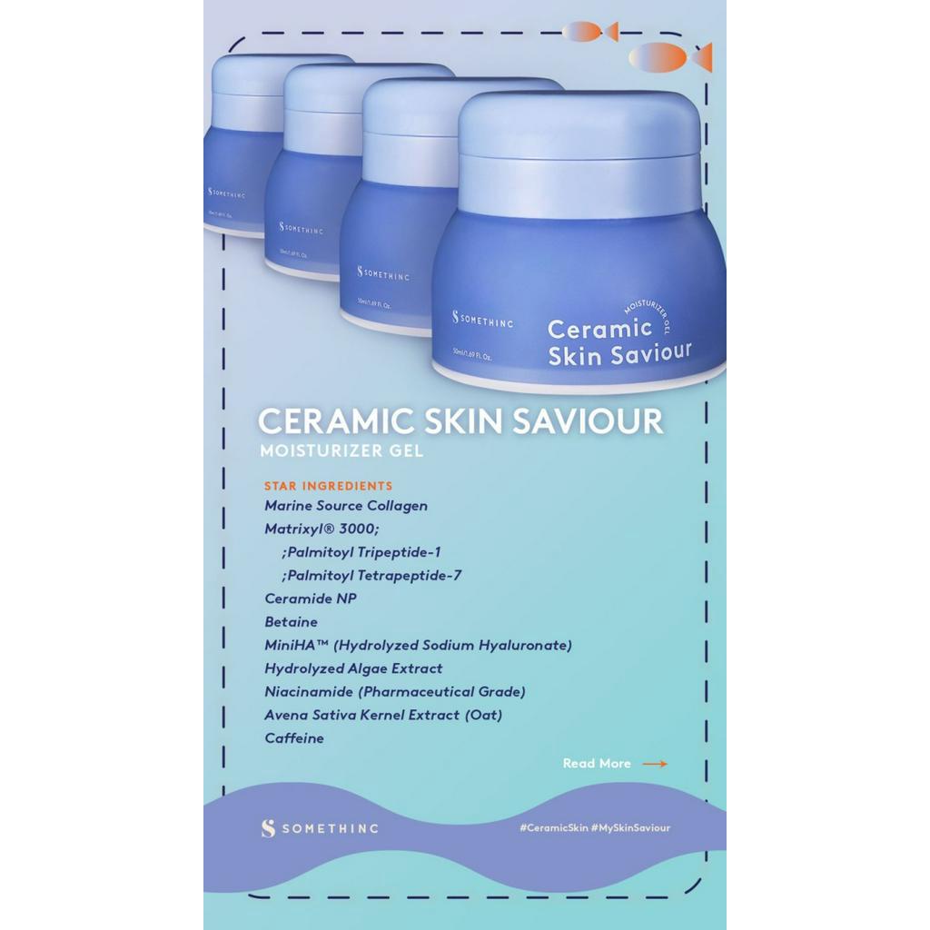 SOMETHINC Ceramic Skin Saviour Moisturizer Gel 25ml