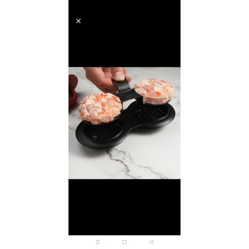Alat press daging hamburger mini / cetakan daging burger
